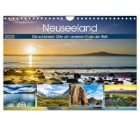 Neuseeland - Die schönsten Orte am anderen Ende der Welt (Wandkalender 2026 DIN A4 quer), CALVENDO Monatskalender: Einzigartige Landschaftspanoramen aus Neuseeland