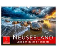 Neuseeland - Land der tausend Horizonte (Wandkalender 2026 DIN A3 quer), CALVENDO Monatskalender: Wo Himmel und Erde sich berühren.