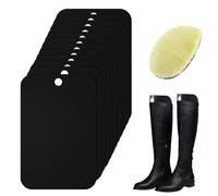 NEUSID Lot de 12 embauchoirs en plastique pour bottes de 30 cm de long - Noir - Pour homme et femme