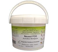 Neusol F.O.G. Activateur biologique Enzymes Dégrade huiles graisses dans tuyaux de descente et les réservoirs de séparation des graisses Cuisine professionnelle: restaurants hôtels (fog, 450, gr)