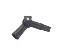 NEUSTANLO Interrupteur articulé pour tige télescopique - Filetage allemand vers italien - Avec réglage de l'angle à 11 niveaux - Idéal pour différents embouts