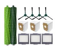 Neutop Lot de 12 accessoires pour aspirateur iRobot Roomba Max 705 vac/Plus 504 Vac, 2 rouleaux de brosse, 3 filtres HEPA, 3 sacs à poussière, 4 brosses latérales de rechange avec