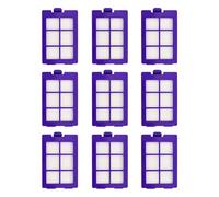 Neutop Lot de 9 filtres HEPA de rechange pour aspirateur Eufy RoboVac X8, X8 Hybride, accessoires pour robot.