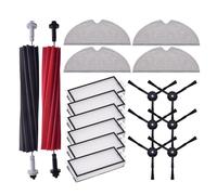 Neutop Pièces de rechange compatibles avec Roborock Q5 Pro, Q5 Pro+, Q5 Max+, Q5 DuoRoller+, Q8 Max, Q8 Max+, accessoires pour robot aspirateur, 1 brosse rouleau, 6 filtres, 6 brosses latérales, 4