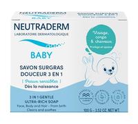 Neutraderm Baby Savon Surgras Douceur 3en1 100 g