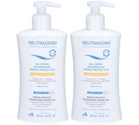 NEUTRADERM Gel-Crème Nourrissant Dermo-Protecteur Gel(S) 2x400 ml