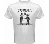 Neutral Milk Hotel Rock Logo Men's T-Shirt White M
