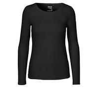 Neutral T-shirt à manches longues pour femme - Noir - XX-Large