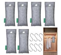 Neutralisateur d'odeur de carbone activé à l'intérieur - Sac purifiant d'air en charbon de bambou | Aktivkohle Charbon Deodorizer | Reusable Activated Carbon Package For Living Room, Bedroom, Wardrobe