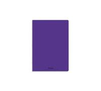 NEUTRE Cahier piqûre 96 pages Seyès 21x29,7 Couverture polypro violet
