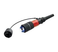 Neutrik 1027406 fibre optique FO Câble de raccordement 150 m noir [1x EBC - 1x EBC] Multimode