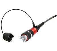 Neutrik 1027409 fibre optique FO Câble de raccordement 100.00 m noir [1x EBC - 1x EBC] 50/125 µ Multimode OM3