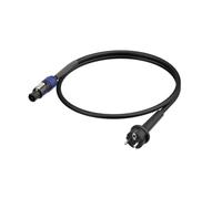 Neutrik 1036420 alimentation Câble de raccordement noir 1.5 m