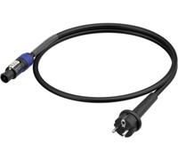 Neutrik 1036420 alimentation Câble de raccordement noir 1.5 m
