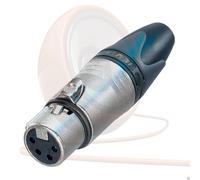 Neutrik 4 Broche NC4FXX Femelle XLR Connecteur Argent Corps, Dc Power Plug D-Tap