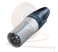 Neutrik 4 Broche NC4MXX Mâle XLR Connecteur Argent Corps, Dc Power Prise, D Tap