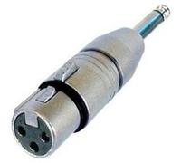 Neutrik Adaptateur XLR NA2FP - XLR femelle Jack mâle 6,35 mm mono - 1 pc