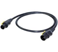 Neutrik alimentation Câble de raccordement [1x PowerCon femelle - 1x PowerCon mâle] 1.5 m noir, jaune