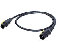 Neutrik alimentation Câble de raccordement [1x PowerCon femelle - 1x PowerCon mâle] 1.50 m noir, jaune