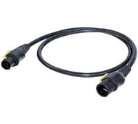 Neutrik alimentation Câble de raccordement [1x PowerCon femelle - 1x PowerCon mâle] 1.50 m noir, jaune