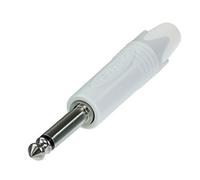 Neutrik Argent 0.6cm Jack Fiche NP2X-WT Blanc 2 Pôle Ts Mono Guitare Connecteur