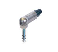Neutrik Connecteur Audio Jack 6.35mm à 3 Pôles Téléphonique Coudé Argent