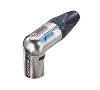 Neutrik Connecteur Fiche XLR mâle coudée NC4MRX 4 pôles argent 1 pièce