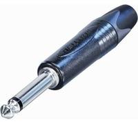 NEUTRIK Connecteur jack 6.35 mm mâle, droit Nombre de pôles/broches : 2 Mono Noir NP2X-BAG-CON 1 pc