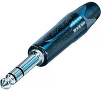 NEUTRIK Connecteur jack 6.35 mm mâle, droit Nombre de pôles/broches : 3 Stéréo Noir NP3X-BAG-CON 1 pc