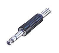 Neutrik Connecteur Jack stéréo 6,35 mm mâle, noir, coque en plastique, avec protecteur de câble