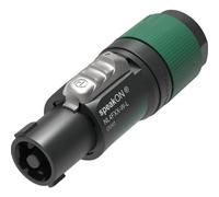 Neutrik NL4FXX-W-L Fiche haut-parleur mâle, droit Nombre de pôles: 4 vert-noir 1 pc(s)