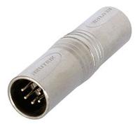 NEUTRIK - NA5MM - Adaptateur XLR mâle 5 broches vers XLR mâle 5 broches - Nickel