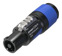 Neutrik Connecteur powerCON NAC3FXXA-W-S – femelle droit, 2+PE, 6–12 mm, bleu