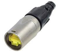 Neutrik ECON NE8MX - etherCON RJ45 Protection de câble Nickel Neutrik NE8MX RJ45 mâle, droit jaune, noir 1 pc(s)