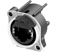 Neutrik Embase femelle à encastrer ethercon HALO NE8FAH-LR-DAE embase femelle noir 1 pc(s)