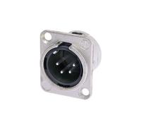 Neutrik - Embase Xlr, 4 Points Mâle, Argenté, Nickelé, Type D