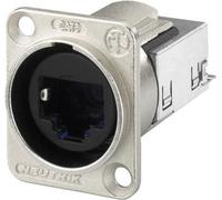 Neutrik EtherCon® RJ45 CAT6 Prises encastrées Femelle, encastrée NE8-FDY0-C6 Pôles : 8P8C NE8-FDY0-C6 Nickel NE8-FDY0-C6 1 pc
