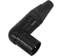 Neutrik - FICHE DE CÂBLE XLR, 3 POLITES, ANGLE DROIT, BOITIER ENCASTRE, ARGENTÉE