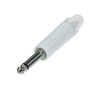 Neutrik Jack 6,35 mm mâle droit NP2X-WT 2 pôles (mono) blanc
