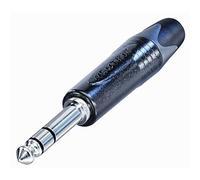 Neutrik Jack 6.35 mm mâle, droit NP3X-BAG-CON Nombre de pôles (num): 3 stéréo noir 1 pc(s)