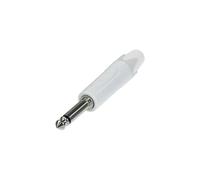 Neutrik Jack 6,35 mm mâle droit NP2X-WT 2 pôles (mono) blanc