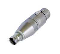 Neutrik NA2FBNC Adaptateur Série Circular, XLR 3 broches femelle/socket BNC