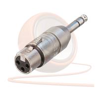 Neutrik NA3FP 3 Pôle XLR Femelle À Stéréo 0.6cm Mâle Jack Fiche Adaptateur