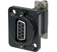 Neutrik NADB9FF-B Adaptateur de câble VGA noir - acier inoxydable (NADB9FF-B)