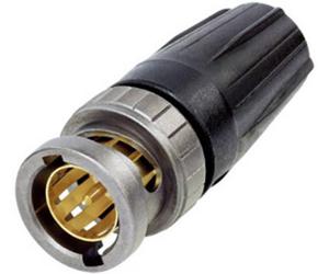 Neutrik NBNC75BLP7X Connecteur BNC mâle, droit 75 Ω 1 pc(s)