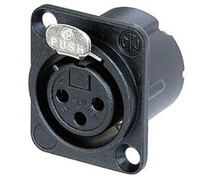 Neutrik NC3FDLX-B Prise XLR encastrée 3 broches
