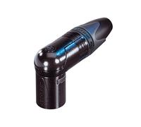 Neutrik NC3MRX-B Câble M/A 3 broches MT XLR, noir/doré