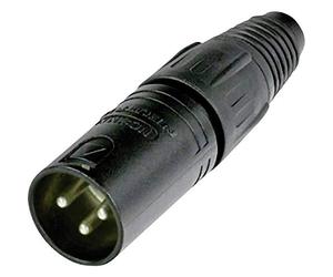 Neutrik NC3MX-BAG - Connecteur XLR 3 Points mâle noir