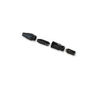Neutrik - Nc4Fxx-B - Prise Xlr, 4 Pôles, En Ligne, Noir/Doré