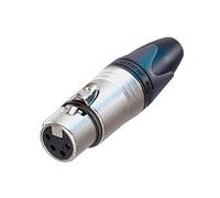 Neutrik Connecteur XLR femelle droit NC4FXX, 4 pôles, argent, 1 pc